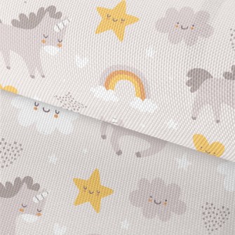 Cute Blush Unicorn Waterproof Oxford