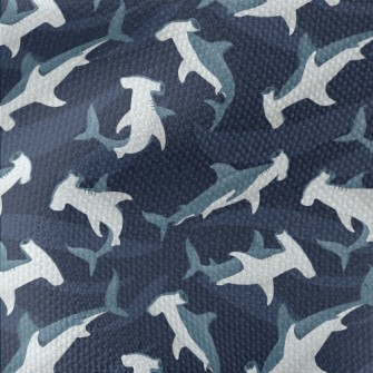 Cartoon Hammerhead Shark Waterproof Canvas