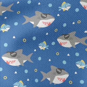 Handsome Shark With Sunglasses Waterproof Canvas