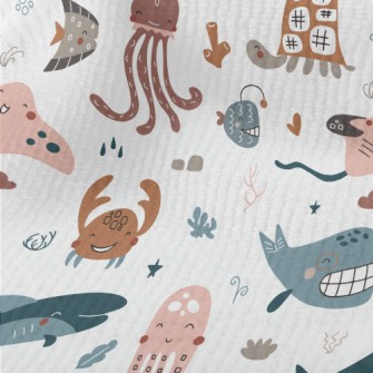 Smiley Underwater Creature Gra Terry