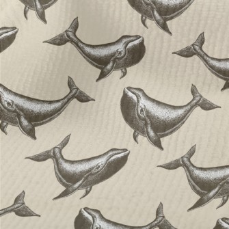 Hand Drawn Realistic Whale Terry