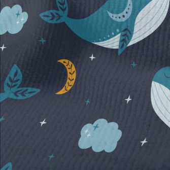 Starry Sky And Blue Whale Terry
