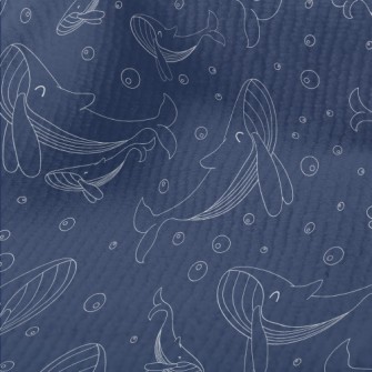 Happy Swimming Whale Terry