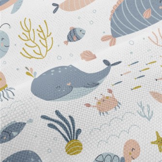 Happy Sea Animals Performance Linen