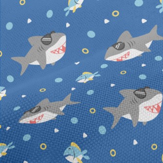 Handsome Shark With Sunglasses Performance Linen