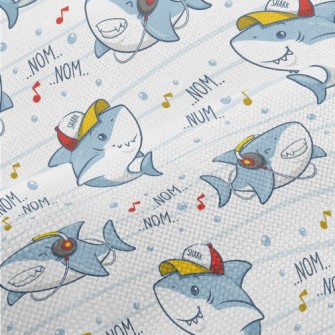 Cute Hip Hop Shark Performance Linen
