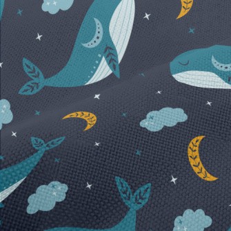 Starry Sky And Blue Whale Performance Linen