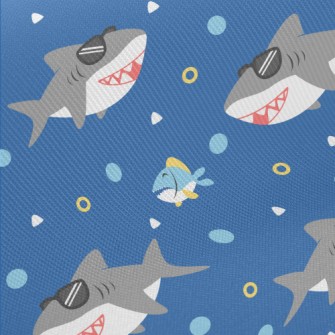 Handsome Shark With Sunglasses Twill