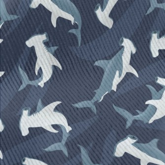 Cartoon Hammerhead Shark Standard Corduroy