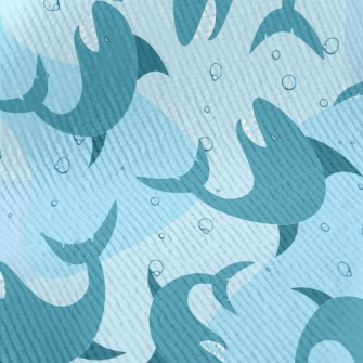 Angry Cartoon Shark Standard Corduroy