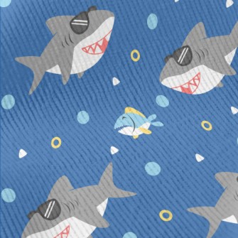 Handsome Shark With Sunglasses Standard Corduroy