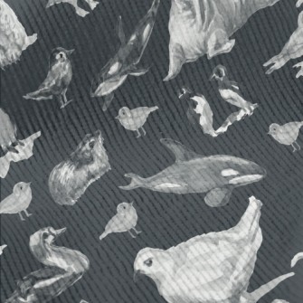 Watercolor Hand Drawn Birds Standard Corduroy