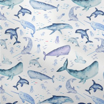 Watercolor Hand Drawn Marine L Dobby