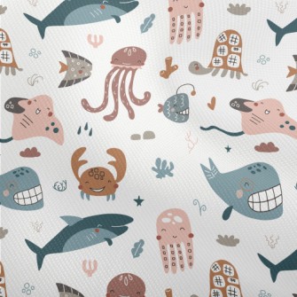 Smiley Underwater Creature Gra Dobby