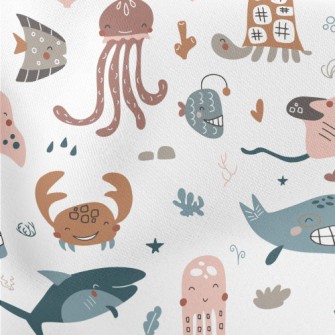 Smiley Underwater Creature Gra Stretch Ponte