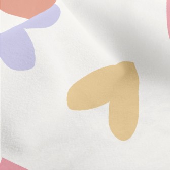 Colorful Love Pattern Micro Fleece