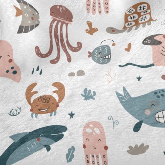 Smiley Underwater Creature Gra Minky