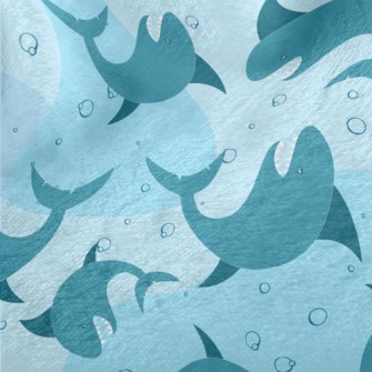 Angry Cartoon Shark Minky