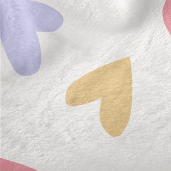 Colorful Love Pattern Minky