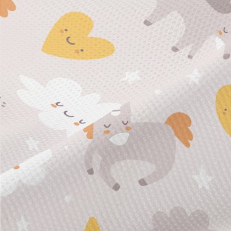 Cute Blush Unicorn Piqué
