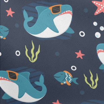 Cool Sunglasses Shark Pongee