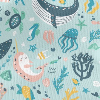 Colorful Underwater World Stretch Jersey