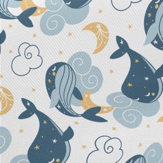 Dream Star Whale Midweight Cotton Poplin