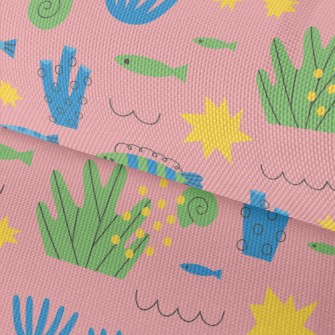 Coral Reef And Small Fish Waterproof Oxford