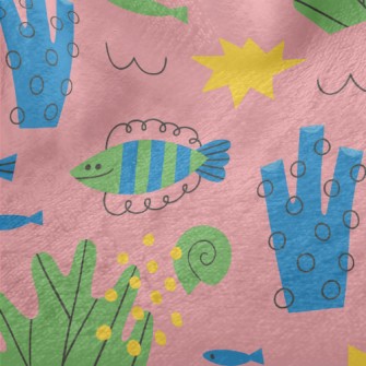 Coral Reef And Small Fish Minky