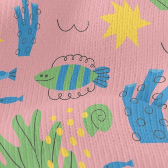 Coral Reef And Small Fish Stretch Jersey