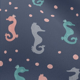 Cute Colorful Seahorse Chiffon