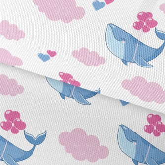 Whales Fly Into The Clouds Waterproof Oxford