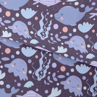 Cartoon Marine Life For Childr Waterproof Oxford