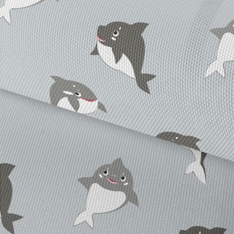 Killer Whale And Baby Shark Waterproof Oxford