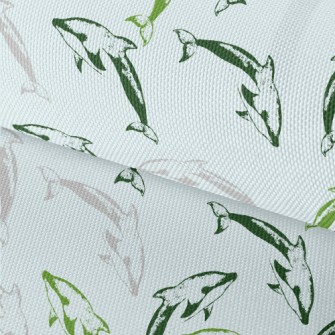 Dolphin Seal Pattern Waterproof Oxford