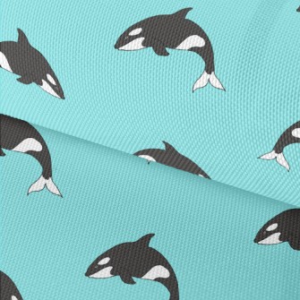 Cute Cartoon Killer Whale Waterproof Oxford