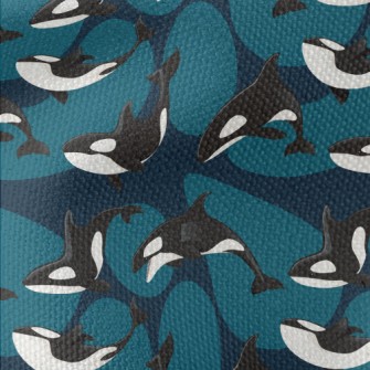 Killer Whales Free Waterproof Canvas