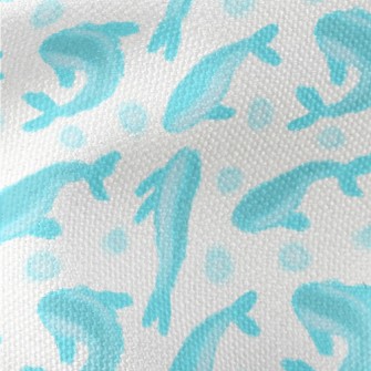 Abstract Watercolor Whale Waterproof Canvas