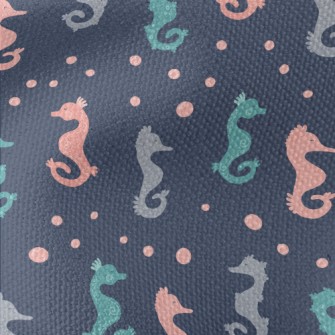 Cute Colorful Seahorse Waterproof Canvas