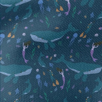 Undersea Diving Beauty Waterproof Canvas