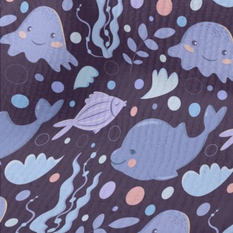 Cartoon Marine Life For Childr Terry