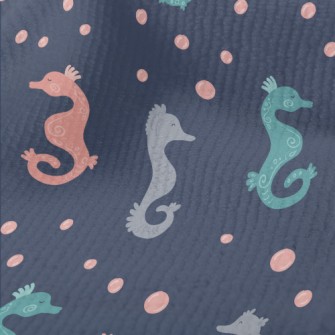 Cute Colorful Seahorse Terry