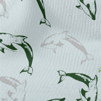 Dolphin Seal Pattern Terry