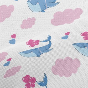 Whales Fly Into The Clouds Performance Linen
