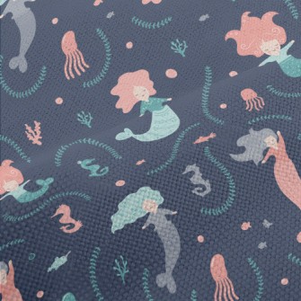 Cute Mermaid Under The Sea Performance Linen