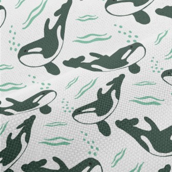 Abstract Hand Drawn Killer Wha Performance Linen