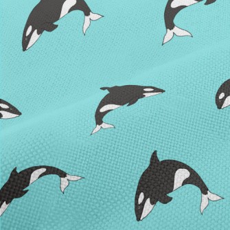 Cute Cartoon Killer Whale Performance Linen