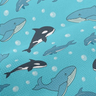Cartoon Marine Mammals Performance Linen