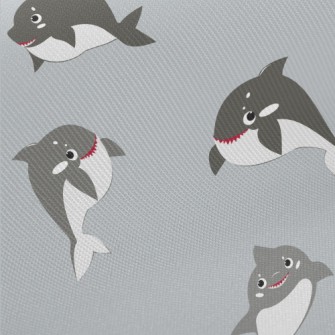 Killer Whale And Baby Shark Twill