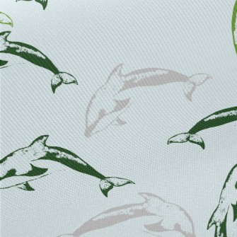 Dolphin Seal Pattern Twill